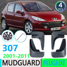 for Peugeot 307 307sw 2001~2011 2002 2003 2004 2005 2006 2007  2008 Fender Mudguard Mud Flaps Guard Splash Flap Car Accessories 2024 - buy cheap