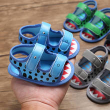 Sandálias de bebê à moda meninos recém-nascido infantil verão macio soled sapatos planos da criança cor sólida sapatos de bebê 2024 - compre barato