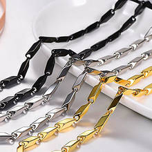 Chain Necklace Mens Stainless Steel Hip Hop Rock Necklace Jewelry for Neck Fashion 2021 Long Necklace Gifts for Male Accessories 2024 - buy cheap