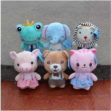 6pcs/Lot Cute Mini Doll Sets Frog Elephant Lion Stuffed Plush Toy Bear Cat Pig Dolls Girls Gift Soft Toys Baby Animals Cartoon 2024 - buy cheap