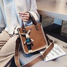 2020 Casual Handbags Women PU Leather Shoulder Bags Designer Vintage Crossbody Bags Female Small Messenger Bag Bolsa Feminina 2024 - buy cheap