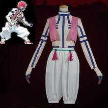 Anime Demon Slayer: Kimetsu No Yaiba Akaza Komaji Cosplay Costume Uniform Outfit Halloween Christmas Costumes Fancy Party Suits 2024 - buy cheap