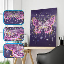 5D DIY Special Shaped Diamond Painting Butterfly Diamond Cross Stitch Embroidery Rhinestones Mosaic Kits Home Wall Decoration 2024 - buy cheap