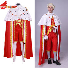 Costumebuy Tudor George Washington King Cosplay Musical Hamilton Performance Costume Outfit Custom Made 2024 - buy cheap