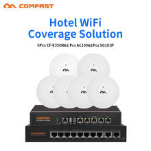 2.4G Seamless Wifi AC Management Router With Powerful Ceiling AP Poe Switch for Restaurant and shop Comfast Wireless Wifi Cover 2024 - buy cheap