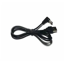 Wholesale 50 pcs DC Right Angle 5.5x2.1 mm  100cm male  to USB  Male Power Cable Extension cord 2024 - buy cheap