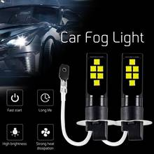 2Pcs LED Bulb 3030 12SMD 6000K White H3 Car Fog Light DRL Brake Driving Lamp 2024 - buy cheap