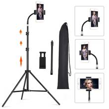 phone holder tripod 22.8" to 67" Selfie adjustable smartphone tripod for recording video streaming vlogging or live broadcasting 2024 - buy cheap