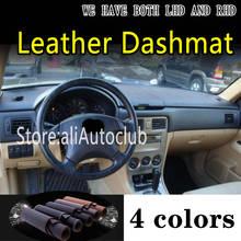 Alfombra de salpicadero de cuero para Subaru Forester SG, 2003, 2004, 2005, 2006, 2007, accesorios de estilo de coche personalizados 2024 - compra barato