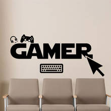 Game Play Room Decoration PC Gamer Wall Vinyl Decal  Wall Sticker Vinyl Art Design Poster Mural Beauty Modern Home Decor XL101 2024 - buy cheap