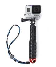 Vara de selfie extensível, de mão, coldre para gopro hero 5 4 7 3 3 + 2 1 sj4000 xiaomi yi camera, 120cm 2024 - compre barato
