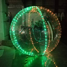 Bola De Agua de iluminación led de pvc, bola inflable para caminar sobre el agua 2024 - compra barato