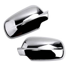 1Pair Chrome Style Side Mirror Cover Trim Fit For VW Jetta Bora Golf Polo MK4 Passat B5 1998-2004 2024 - buy cheap