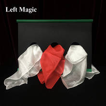 Bufanda de seda mágica para trucos de magia, pañuelo de seda que desaparece, mentalismo, ilusionismo, accesorios divertidos 2024 - compra barato