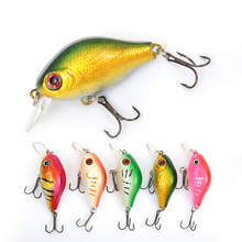 Nadar peixe isca de pesca 55mm 7.6g artificial duro manivela isca topwater wobbler japão pesca crankbait isca dura isca 2024 - compre barato