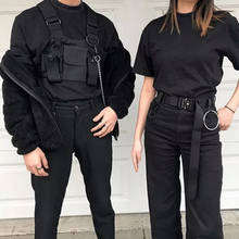 Men Women Tactical Shoulder Chest Rig Bag Hip Hop Streetwear Vest Functional Waist Packs Adjustable CS Pockets Waistcoat Harness 2024 - buy cheap