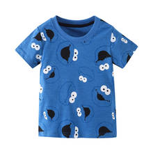 Camisetas de algodón para niños y niñas, ropa de dibujos animados para bebés, Tops de tela para niños pequeños, 2-7 2024 - compra barato