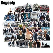 50pcs Fast and Furious tv show movie Waterproof Stickers Kids Toy Sticker For DIY Luggage Laptop Skateboard Car Decor stickers 2024 - buy cheap