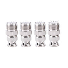 BNC Male Plug To SO239 UHF PL-259 Jack RF Female Coaxial Adapter Cable Connector 2024 - buy cheap