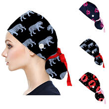 Scrub Cap With Buttons Print Bouffant Hat For Womens And Mens Hats For Women Fashion Sun 2024 - buy cheap