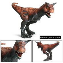 Jurassic Simulation Dinosaur Model Toy Children. Large Bullsaurus Solid Carnotaurus Plastic Ornaments Dinosaur Toy (carnotaurus) 2024 - buy cheap