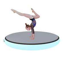 Free Shipping 100cm Dia Inflatable Air Spot, Inflatable Round AirTrack Air Floor Gymnastic Spot For Sale 2024 - buy cheap