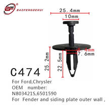 Car fastener plug For Ford,Chrysler,GM mudguard For Radiator fork screws bolts auto wheel fender 2024 - buy cheap