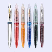 luxury M3 Acrylic Fountain Pen Eye Dropper Capacity Transparent Acrylic Pens Gift Office Business Writing Set Stationery Gift 2024 - buy cheap