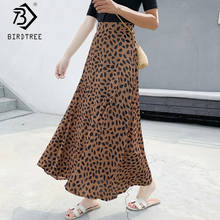 2020 Spring And Summer New Women's Office Lady Print Chiffon Skirt Fashion High Waist A-line Midi Skirt Female Bottoms B01609O 2024 - buy cheap