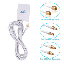 Bundwin 2M 3G 4G LTE Router Modem Aerial External Antenna with TS9 / CRC9 / SMA Connector Cable for Huawei ZTE 4G LTE Antenna 2024 - купить недорого