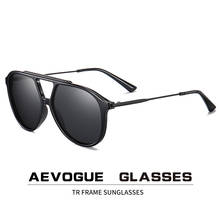 Мужские и женские очки-авиаторы AEVOGUE, классические поляризационные солнцезащитные очки в стиле ретро, UV400, AE0837 2024 - купить недорого