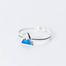 Nova cor de prata triângulo anéis para mulheres tamanho ajustável anéis moda jóias casamento anillos mujer 2024 - compre barato
