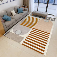 2020 nordic moderno e minimalista listra geométrica tapete casa quarto cabeceira sala de estar tapete 2024 - compre barato