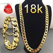 Punk Gold Cuban Link Chain Necklace For Men 45/50/55/60/65/70/75cm Choker DIY Jewelry Long Necklace Unisex Hip Hop Accessories 2024 - buy cheap