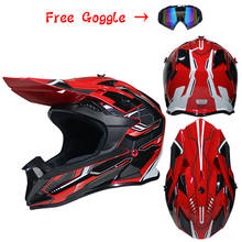 Motorcycle Helmet ATV Off-Road Bike Downhill Capacete Da Motocicleta Cascos Motocross Helmet Goggles 2024 - buy cheap