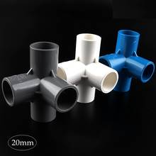 20mm 3D PVC Pipe Connector 4 way Connector PVC Joint Connector Garden Water Connectors Agriculture Gardening Tools Tube Fittings 2024 - buy cheap
