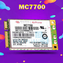 4G WLAN CARD for Sierra MC7700 GOBI4000 04W3791 04W3792 Mini PCI-e LTE GPS WLAN Card Thinkpad T430 T430S T430I X230 2024 - buy cheap