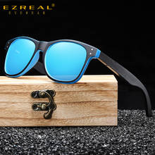GM-gafas de sol polarizadas de madera para hombre, lentes de sol de color negro, protección UV400, caja Original de madera, S5080 2024 - compra barato