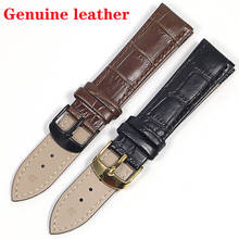 Genuine leather strap watch bracelet 20mm watch strap  22mm watch band 18mm watchbands belt Apply to galaxy watch3 watch bracele 2024 - buy cheap