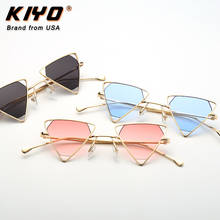 KIYO Brand 2020 New Women Men Polygonal Sunglasses Metal Classic Sun Glasses High Quality UV400 Driving Eyewear 8932 2024 - buy cheap