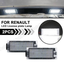 2x For RENAULT Clio IV 4 Kangoo Laguna 2 3 Megane 3 Twingo Wind OEM# 8200480127 Error free LED License Number Plate Light lamps 2024 - buy cheap