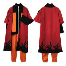 Ninja Cosplay Anime Uzumaki Cosplay Costume Ninja Uniform Orange Casual Jacket Sportswear Cloak Halloween Cape Costume Full Set 2024 - buy cheap