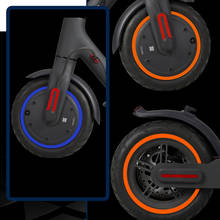 Bujes de rueda de patinete eléctrico, pegatina reflectante protectora para Xiaomi Mijia M365 Pro, piezas de patinete 2024 - compra barato