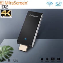 Mirascreen D2 TV stick 5G 4K anycast miracast wireless  receiver display dongle miracast dlna airplay 5G TV Stick 2024 - buy cheap