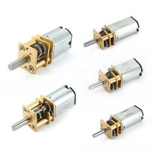 Mini motor de redução de microvelocidade, motor com 2 terminais para rc, carro robô, brinquedo, motor diy 2024 - compre barato