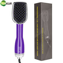 Hair Straightener Comb Hot Air Brush 2 in 1 Hair Dryer Massage Comb Anti-scald Electric Blowdryer Straightening Comb  Ioned Comb 2024 - buy cheap