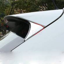 АБС-пластик хром 2 шт. Защита от солнца на заднее стекло авто багажника спойлер планки крышка подходит для Nissan Qashqai J11 2014 2015 2016 2017 2018 2024 - купить недорого
