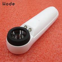 Diameter Hand Hold 40x Multiple Magnifying Glass Loupe 2 LED Light Magnifier 2024 - buy cheap