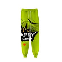 New 3d Happy Halloween Fashion Unisex Jogger Harem Pant Casual Hip Hop Men Women Long Loose 3D Trousers Fitness Pants Sweatpants 2024 - buy cheap