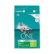 Корм сухой Purina One для домашних кошек и котов с индейкой и цельными злаками, 3 кг 2024 - купить недорого
